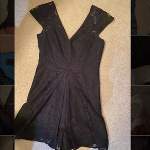 Classy/ elegant black lace romper!